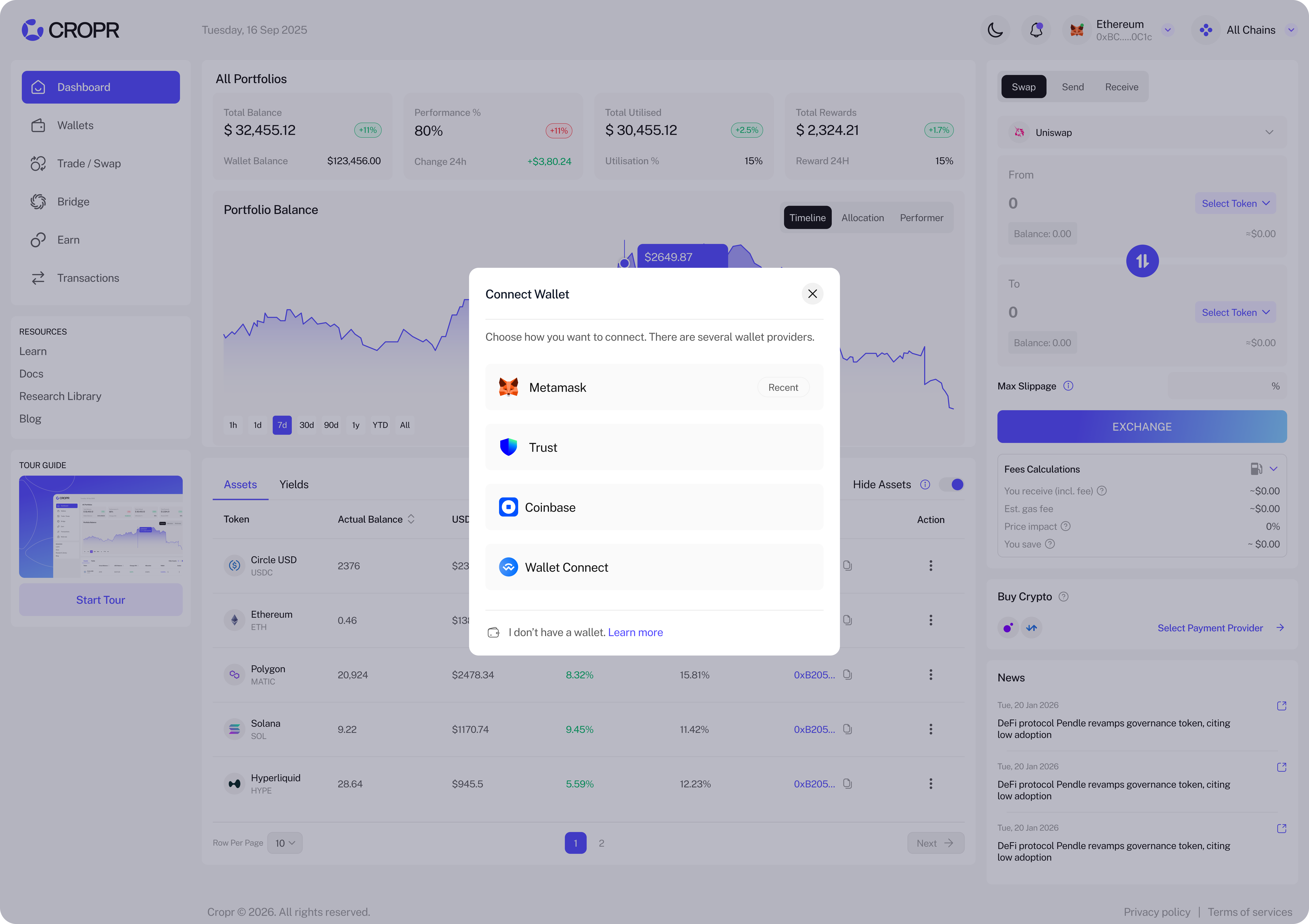 Connect Wallets