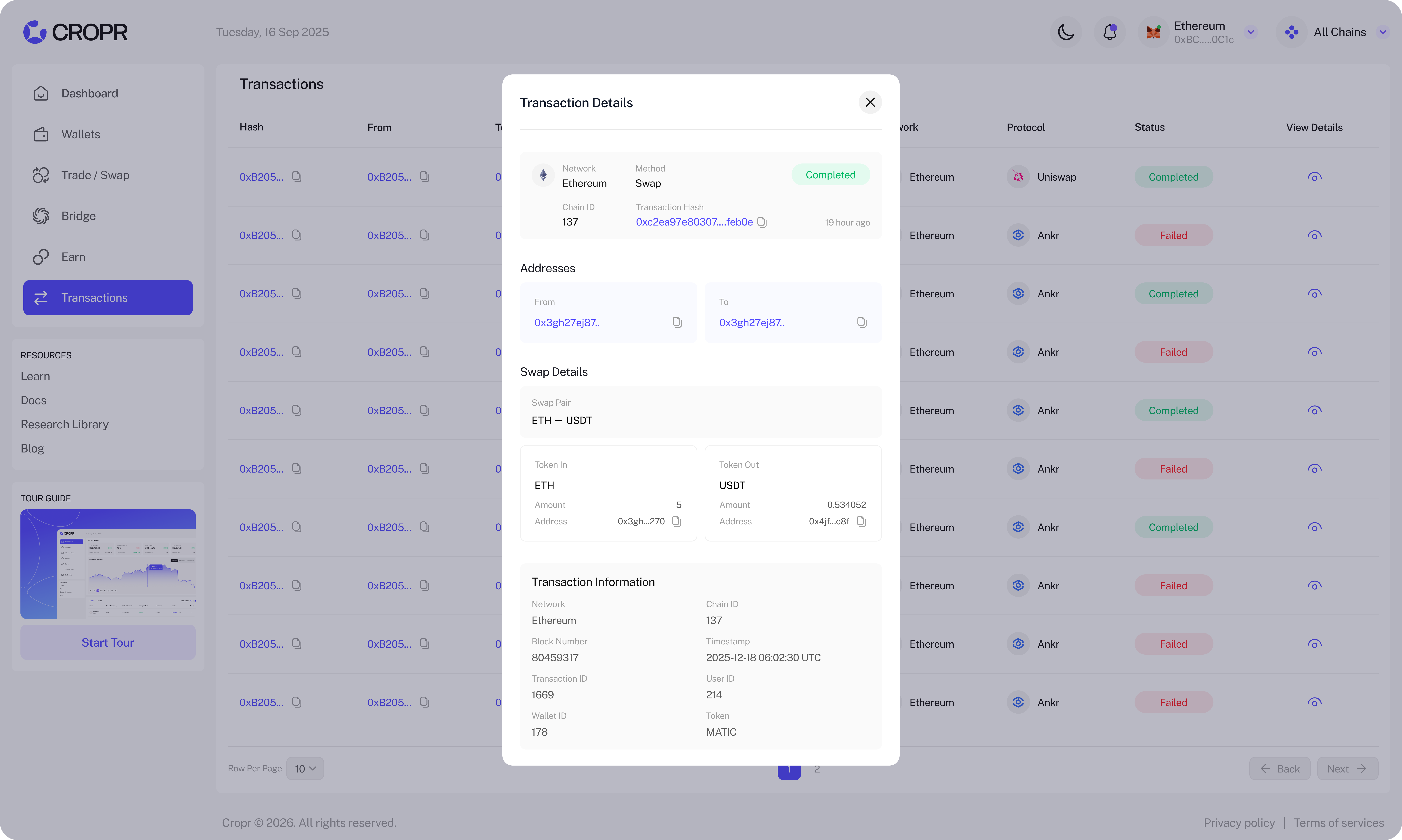Transaction Details