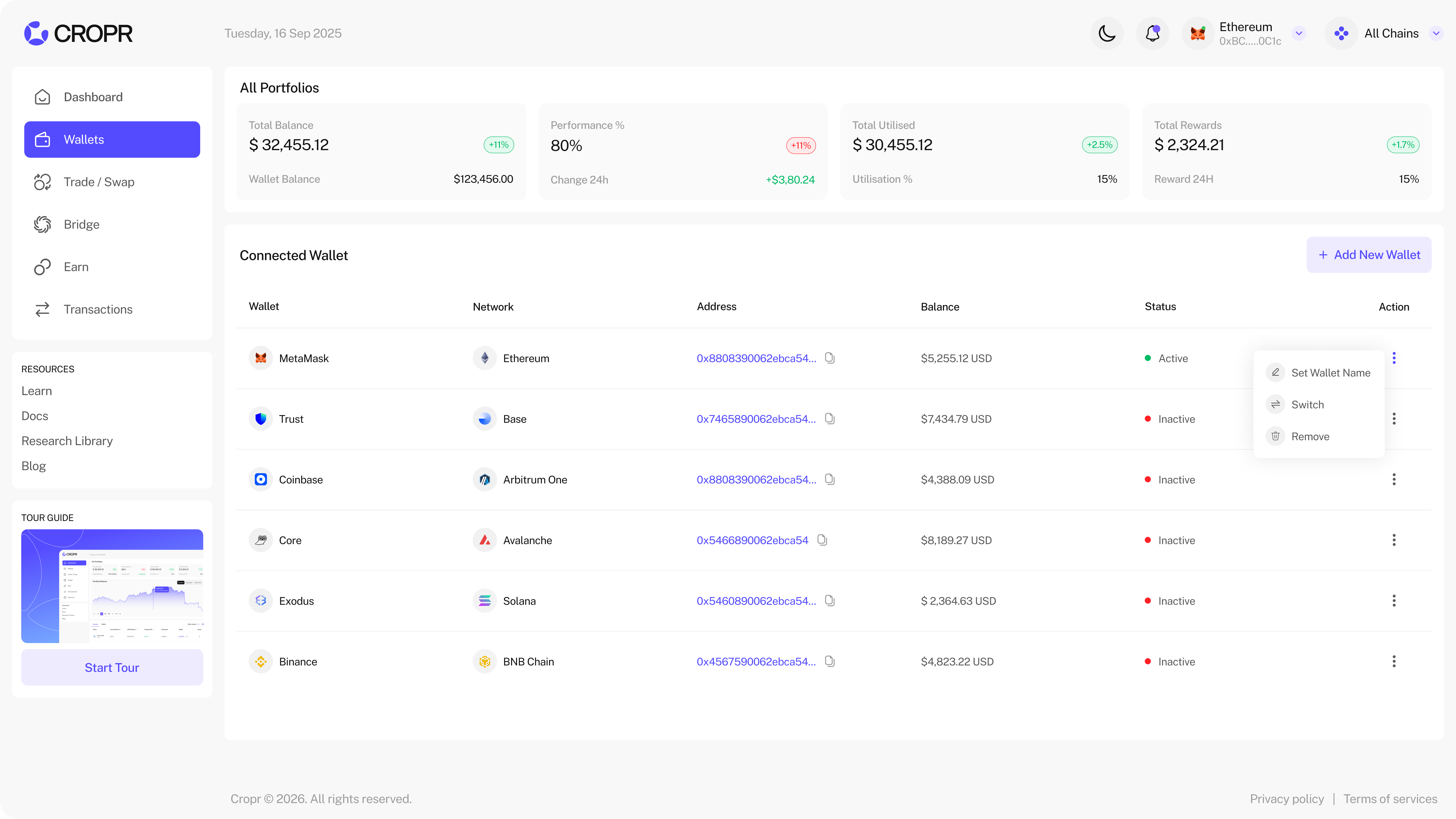 Switch Wallet